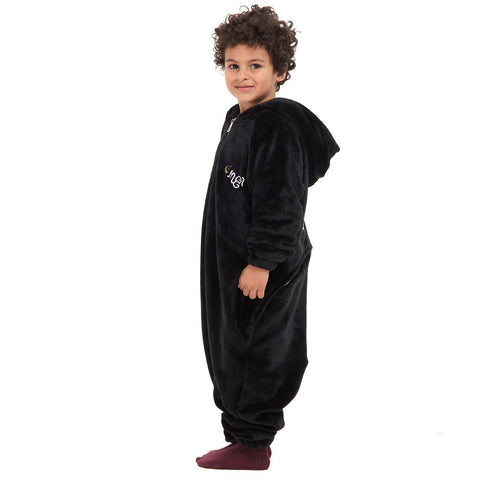 Snuggs Kids Blanket Onesie Black هلال رمضان